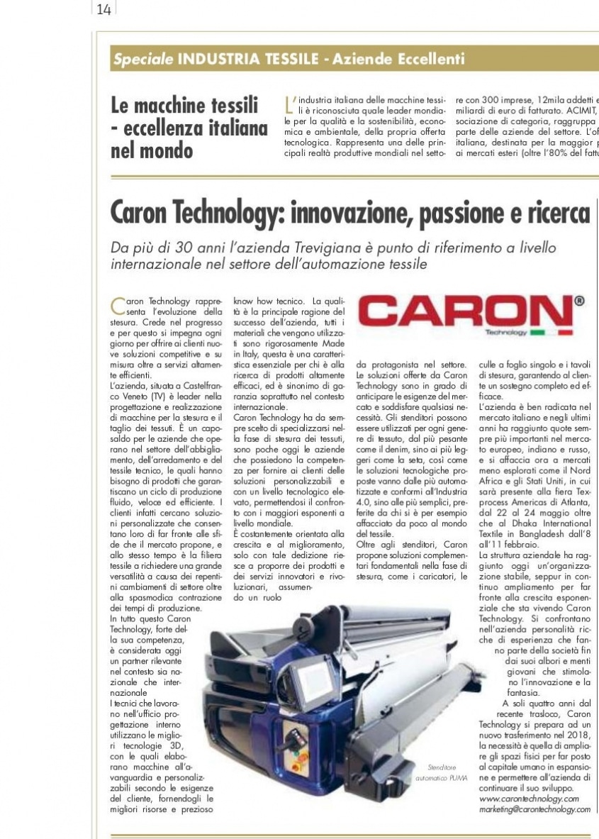 Caron Technology - Il Sole 24 Ore